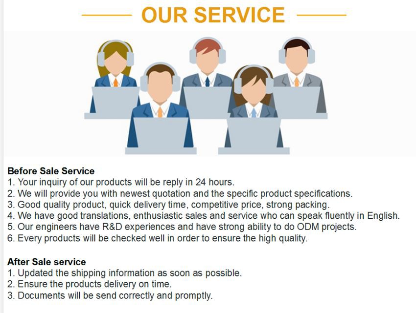 our service